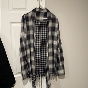 Black and white flannel
